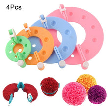 Load image into Gallery viewer, 8pcs Hot Multifunctional Pompom Maker Kit Knitting Crafts Different Sizes Plush Ball Making Tool @LS AU02